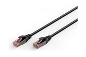 Netværkskabel - DIGITUS patch cable - 2 m - black - Sort - DK-1617-020-OD-10