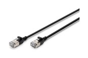 Netværkskabel - DIGITUS patch cable - 5 m - black - Sort - DK-1632-A-050S-BL-10