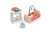Rolleleg - Ecoiffier Bed + baby chair + doll - 1833