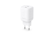 Mobil - Adaptere & Opladere - ESSENTIALS by UPSTRÖM 100W Dual Port USB-C GaN Charger | 2 Ports - White - GC1001-E