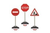 Udendørsleg - Ecoiffier 3 Traffic Signs - 476