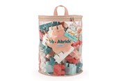 Babylegetøj - Ecoiffier 60 pcs bricks pink bag - BB Abrick - 7933