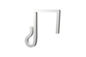 Smart Home - Light Solutions Lyskæde Clips – Til Julelys og Lyskæder på Hegn - 25mm - Hvid - 20 stk - 5714255018653