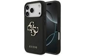 Mobil - Covers & Cases - GUESS Grained Big 4G & Classic Logo case for iPhone 17 Pro - black - 3666339524890