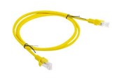 Netværkskabel - Lanberg patch cable - 1 m - yellow RAL 1028 - Gul - PCU6-10CC-0100-Y