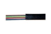 Netværkskabel - Helos bulk phone cable - 50 m - black - Sort - 50m - 76109-50
