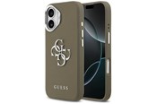 Mobil - Covers & Cases - GUESS Grained Big 4G Classic Logo iPhone 17 Case - Brown - 3666339518233