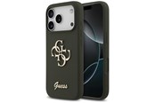 Mobil - Covers & Cases - GUESS Silicone Big 4G Script Case for iPhone 17 Pro - Green - 3666339522575