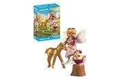 Playmobil - Playmobil Fairies - Golden Unicorn Foal with Fairy - 71844 - 71844