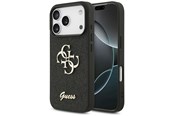 Mobil - Covers & Cases - GUESS Fixed Glitter Big 4G Case for iPhone 17 Pro / 18 Pro - Black - 3666339644987