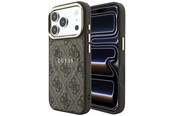 Mobil - Covers & Cases - GUESS Embossed 4G Classic MagSafe Case for iPhone 17 Pro Max / 18 Pro Max - Brown - 3666339655112