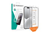 Mobil - Beskyttelsesglas - SiGN Screen Protector iPhone 16 - EZ Apply with dust-free applicator - SNTP-IP16