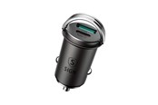 Elbil ladere - SiGN Mini Car Charger USB & USB-C - PD & Q.C3.0 - 5A - 20W - Black - SN-A45