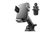 Elbil ladere - SiGN Car Holder for Smartphones with Wireless Charging - 4.7"-6.8" - Black - SN-ZS214