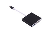 Skærmkabel - SiGN Adapter USB-C to HDMI - USB-A - USB-C - Black - PC0849B