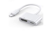 Skærmkabel - SiGN Lightning to HDMI Adapter 5V - 1A - White - SN-LIGHHDMIW