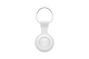 Mobil - Andet Tilbehør - SiGN Apple Airtag Key Ring with Silicone Case - White - 680300074C
