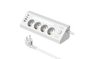 Mobil - Adaptere & Opladere - SiGN fast charging desktop power strip 4-way/2x USB-A/2x USB-C 1.8m - white - SN-OP3436-H