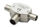 Kabel Organisering - Deltaco - splitter for TV - 2-way fully shielded - R00150039