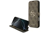 Mobil - Covers & Cases - GUESS Book 4G Metal Logo Case for iPhone 18 Pro Max / 17 Pro Max - Brown - 3666339673642