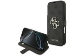 Mobil - Covers & Cases - GUESS Book 4G Metal Logo Case for iPhone 18 Pro / 17 Pro - Black - 3666339673611