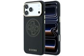 Mobil - Covers & Cases - GUESS Perforated 4G Gold Logo Magsafe Case for iPhone 17 Pro / 18 Pro - Black - 3666339652821