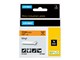 Papir, Fotopapir og Etiketter - DYMO Rhino™ industri tape vinyl | sort på orange | 12mm x 5,5m - 18435