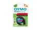Papir, Fotopapir og Etiketter - DYMO Letratag plastiktape | sort på rød | 12mm x 4m rulle - S0721630