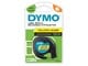 Papir, Fotopapir og Etiketter - DYMO Letratag plastiktape | sort på gul | 12mm x 4m rulle - S0721620