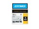 Papir, Fotopapir og Etiketter - DYMO Rhino industri vinyl tape | 9 mm x 5.5 m rulle | sort på hvid - S0718580