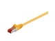 Netværkskabel - Pro LAN CAT 6 STP - Yellow - 0.25 meter - Gul - 0.25m - 4040849932106