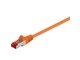 Netværkskabel - Pro LAN CAT 6 STP - Orange - 1m - 4040849934681