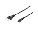 Strømkabel (ekstern) - Pro Strømkabel C7 (2 pins) - Sort - 1.5m - Lige - 4040849500848