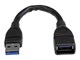 USB kabel - StarTech.com USB 3.0 Extension Adapter Cable A to A - USB3EXT6INBK