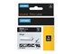 Papir, Fotopapir og Etiketter - DYMO Rhino industri vinyl tape | 24 mm x 5.5 m rulle | hvid på sort - 1805432