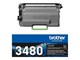 Blæk, Toner & Forbrugsstoffer - Brother TN3480 / TN 3480 High Capacity Black Toner - TN3480
