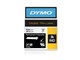 Papir, Fotopapir og Etiketter - DYMO Dymo Rhino permanent polyester | 9mm x 5.5m | sort på hvid - 18482
