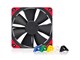 Kabinet Køler - Noctua NF-F12 PWM chromax.black.swap - Kabinet køler - 120mm - Sort - 22 dBA - NF-F12 PWM CH.BK.S