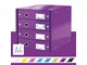 Arkivering & Opbevaring - Leitz Skuffekabinet  Click & Store WOW 4 skuffer Lilla - 60490062