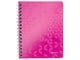 Blokke, Formularer & Notesbøger - Leitz Notesblok WOW PP A5 linjeret 80 gram 80 ark Pink - 46390023