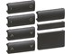 Lauritz Knudsen - LK IHC Wireless FUGA tangentsæt for 4SL batteritryk og kombienheder 1 modul, koksgrå - 530D8005