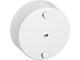 Lauritz Knudsen - LK Clips-roset rund Ø 80 mm 3-leder, hvid - 182A1060