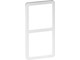 Lauritz Knudsen - LK FUGA Slim 55 Design ramme 2x1 modul, hvid - 560D6720