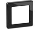 Lauritz Knudsen - LK FUGA Pure 66 Design ramme 1 modul, sort glas - 560D2010
