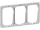 Lauritz Knudsen - LK FUGA teknisk monteringsramme 3x1½ modul - 560D0315