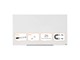 Konference & Præsentation - Nobo  Impression Pro magnetisk whiteboard glastavle 57" 126x71 cm Brilliant hvid - 1905177