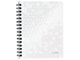 Blokke, Formularer & Notesbøger - Leitz Notesblok  WOW PP A5 linjeret 80 gram 80 ark Hvid - 46390001