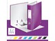 Brevordnere og Ringbind - Leitz Brevordner  180° WOW lamineret pap A4/80 mm Lilla - 10050062