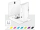 Brevordnere og Ringbind - Leitz Brevordner  180° Active WOW PP A4/80mm Hvid - 11060001