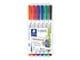 Skrive- og Tegneværktøjer - Staedtler Lumocolor WB-marker 1,0mm 6 ass./boks - 301 WP6